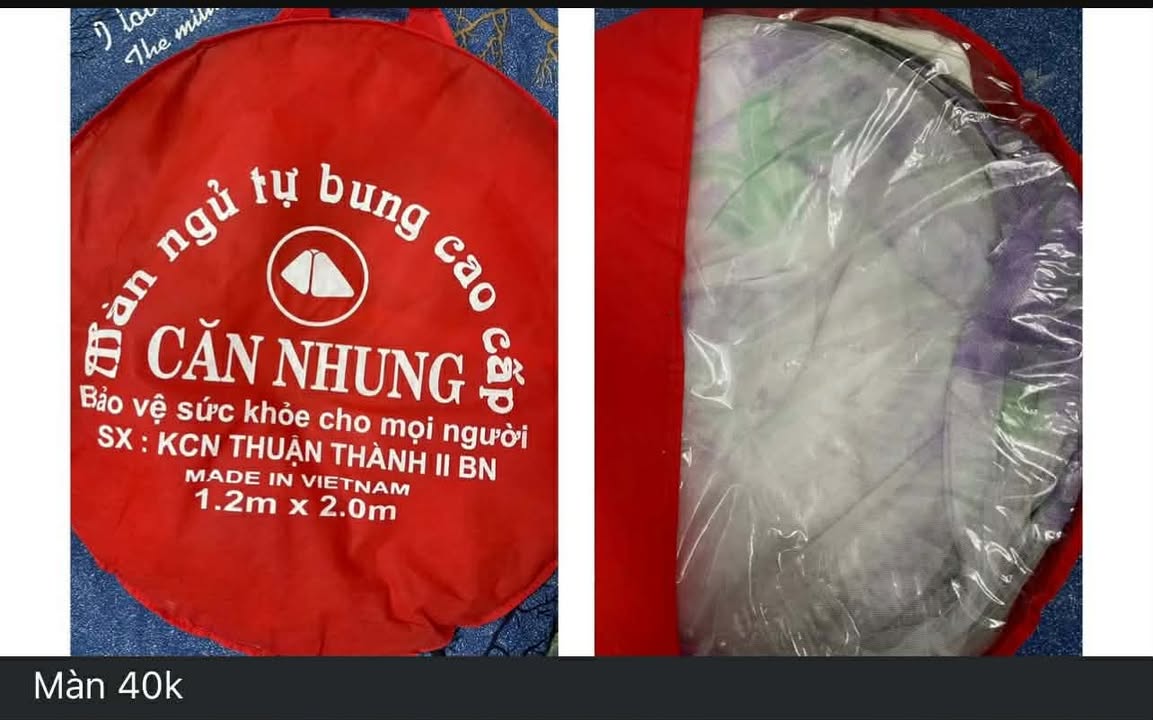 màn ngủ tự bung 