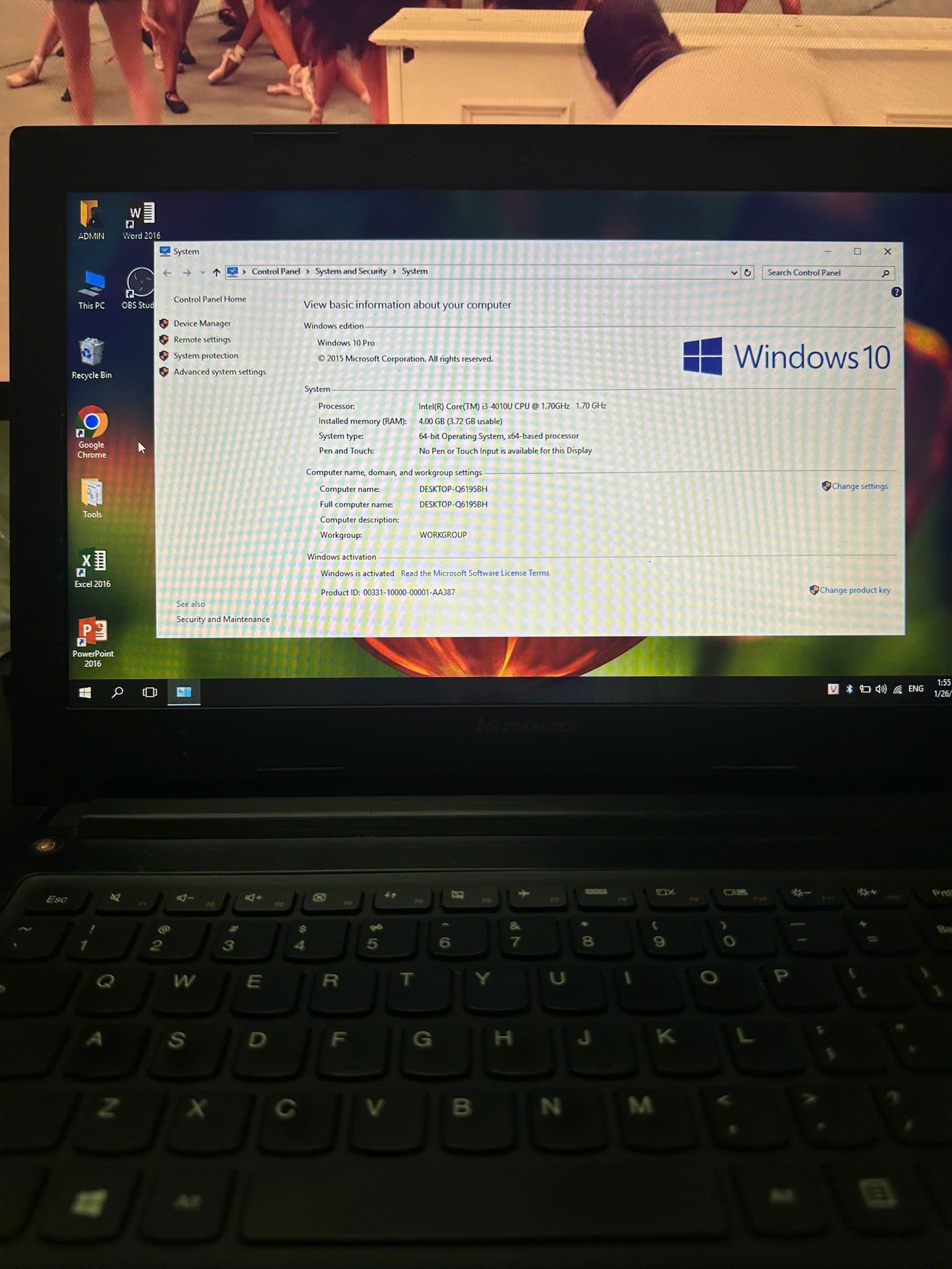 laptop lenovo 